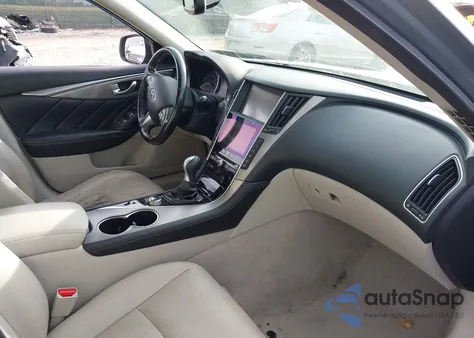 2015 Infiniti Q50 Premium from USA, damaged, VIN JN1BV7AR9FM403897